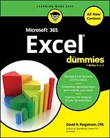 Kartonierter Einband Microsoft 365 Excel For Dummies von David H. Ringstrom