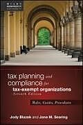 Livre Relié Tax Planning and Compliance for Tax-Exempt Organizations de Blazek Jody, Jane M. Searing