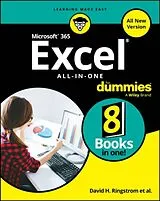 Kartonierter Einband Microsoft 365 Excel All-in-One For Dummies von David H Ringstrom, Michael Alexander, Dick Kusleika