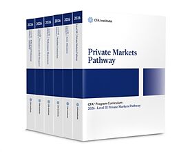 Kartonierter Einband (Kt) 2026 CFA Program Curriculum Level III Private Markets Pathway Box Set von CFA Institute