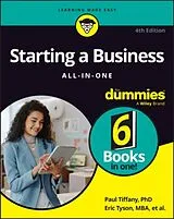 Kartonierter Einband Starting a Business All-in-One For Dummies von Paul Tiffany, Eric Tyson
