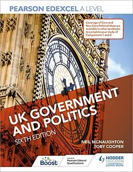 E-Book (epub) Pearson Edexcel A Level UK Government and Politics Sixth Edition von Neil McNaughton, Toby Cooper, Eric Magee