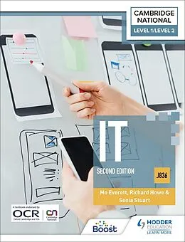 E-Book (epub) Level 1/Level 2 Cambridge National in IT (J836): Second Edition von Maureen Everett, Sonia Stuart, Richard Howe