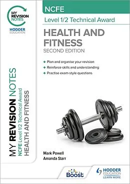 E-Book (epub) My Revision Notes: NCFE Level 1/2 Technical Award in Health and Fitness, Second Edition von Mark Powell, Amanda Starr
