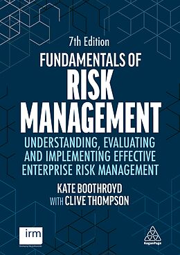 Couverture cartonnée Fundamentals of Risk Management de Kate Boothroyd, Thompson Clive