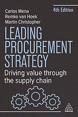 Couverture cartonnée Leading Procurement Strategy de Hoek Remko van, Carlos Mena, Christopher Martin