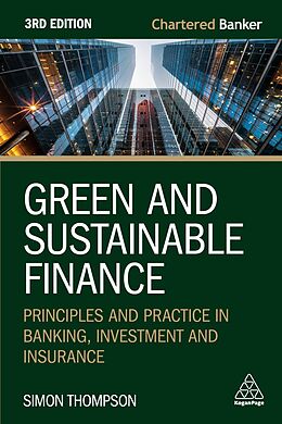 Couverture cartonnée Green and Sustainable Finance de Simon Thompson