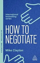 Fester Einband How to Negotiate von Clayton Mike