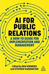 Kartonierter Einband AI for Public Relations von Stephen Verinder, Ben Waddington