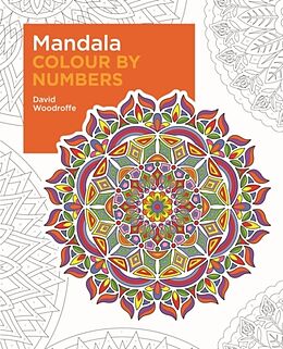 Broché Mandala Colour By Numbers de David Woodroffe