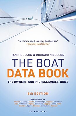 Couverture cartonnée The Boat Data Book 8th Edition de Ian Nicolson, Richard Nicolson
