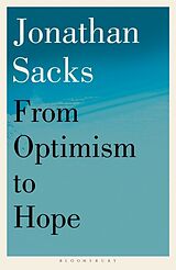 Poche format B From Optimism to Hope de Jonathan Sacks