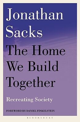 Couverture cartonnée The Home We Build Together de Jonathan Sacks