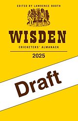 Livre Relié Wisden Cricketers' Almanack 2025 de Lawrence Booth