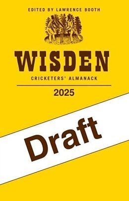 Livre Relié Wisden Cricketers' Almanack 2025 de Lawrence Booth