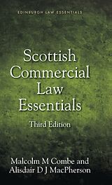 Fester Einband Scottish Commercial Law Essentials von Malcolm Combe, Alisdair MacPherson