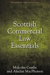 Kartonierter Einband Scottish Commercial Law Essentials von Malcolm Combe, Alisdair MacPherson