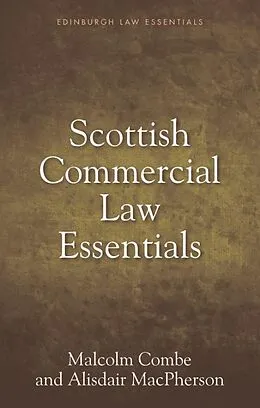 E-Book (epub) Scottish Commercial Law Essentials von Malcolm Combe, Alisdair MacPherson