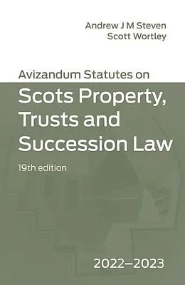 E-Book (epub) Avizandum Statutes on Scots Property, Trusts & Succession Law von 