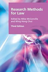 Livre Relié Research Methods for Law de Mike Mcconville Wing Hong (Eric) Chui