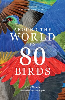 Couverture cartonnée Around the World in 80 Birds de Unwin Mike