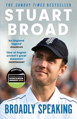 Couverture cartonnée Stuart Broad: Broadly Speaking de Broad Stuart