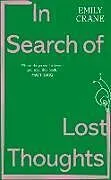 Kartonierter Einband In Search of Lost Thoughts von Emily Crane