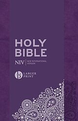 Couverture cartonnée NIV Larger Print Personal Purple Soft-Tone Bible de New International Version