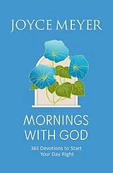Fester Einband Mornings With God von Joyce Meyer