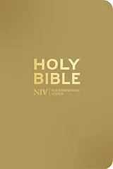 Kartonierter Einband NIV Pocket Latte Bible with Gold Zip von New International Version