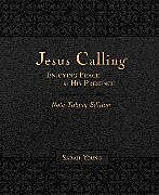 Couverture en cuir Jesus Calling Note-Taking Edition, Leathersoft, Black, with full Scriptures de Sarah Young