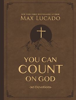 Couverture en cuir You Can Count on God, Large Text Leathersoft de Max Lucado