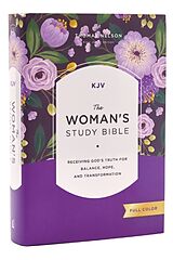 Livre Relié KJV, The Woman's Study Bible, Hardcover, Red Letter, Full-Color Edition, Comfort Print de Thomas Nelson