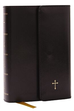 Couverture cartonnée KJV Holy Bible: Compact with 43,000 Cross References, Black Leatherflex with flap, Red Letter, Comfort Print: King James Version de Thomas Nelson