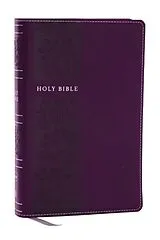 Leder-Einband NKJV Personal Size Large Print Bible with 43,000 Cross References, Purple Leathersoft, Red Letter, Comfort Print von Thomas Nelson