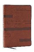 Couverture en cuir Color Code Study Bible, Revealing God's Truth Color by Color (NKJV, Brown Leathersoft, Red Letter, Thumb Indexed) de Thomas Nelson