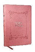 Couverture en cuir KJV Holy Bible: Large Print with 53,000 Center-Column Cross References, Pink Leathersoft, Red Letter, Comfort Print: King James Version de 