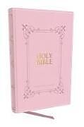 Couverture en cuir KJV Holy Bible: Large Print with 53,000 Center-Column Cross References, Pink Leathersoft, Red Letter, Comfort Print (Thumb Indexed): King James Version de 