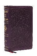 Couverture en cuir KJV Large Print Reference Bible, Purple Leathersoft, Red Letter, Comfort Print (Sovereign Collection) de 