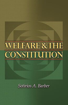 eBook (epub) Welfare and the Constitution de Sotirios A. Barber