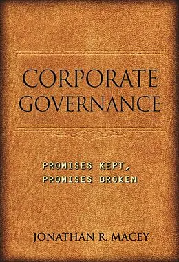 E-Book (pdf) Corporate Governance von Jonathan R. Macey