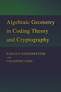 E-Book (pdf) Algebraic Geometry in Coding Theory and Cryptography von Harald Niederreiter
