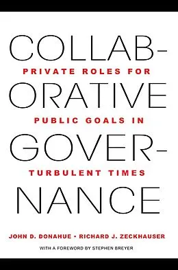 E-Book (epub) Collaborative Governance von John D. Donahue