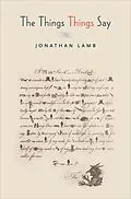 E-Book (epub) The Things Things Say von Jonathan Lamb