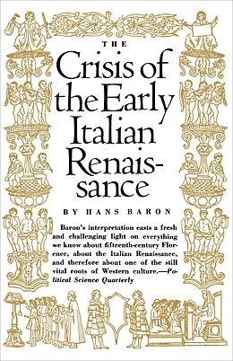 E-Book (epub) Crisis of the Early Italian Renaissance von Hans Baron