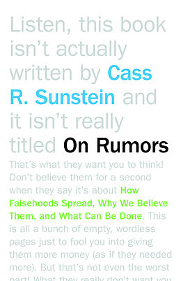 eBook (pdf) On Rumors de Cass R. Sunstein