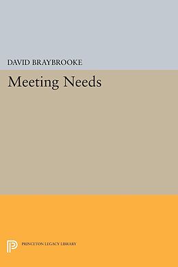 E-Book (pdf) Meeting Needs von David Braybrooke