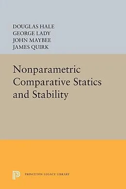 E-Book (pdf) Nonparametric Comparative Statics and Stability von Douglas R. Hale, George Lady, John Maybee