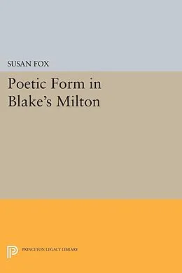 E-Book (pdf) Poetic Form in Blake's MILTON von Susan Fox