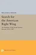E-Book (pdf) Search for the American Right Wing von Jr. Hixson